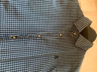 Camisa Scalpers cuadros azul Talla 39