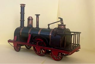 Tren de metal decorativo (28 cm aproximado)