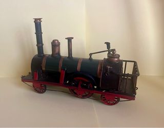 Tren de metal decorativo (28 cm aproximado)