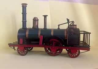 Tren de metal decorativo (28 cm aproximado)