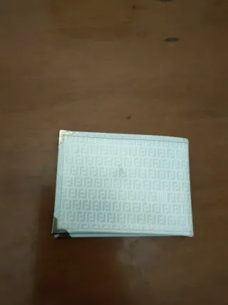 Portafoglio Fendi Vintage Pelle Beige