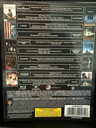 Pack 10 Blu-ray Clint Eastwood