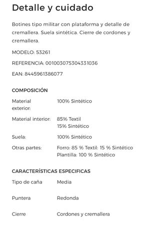 Botines Mustang Negros