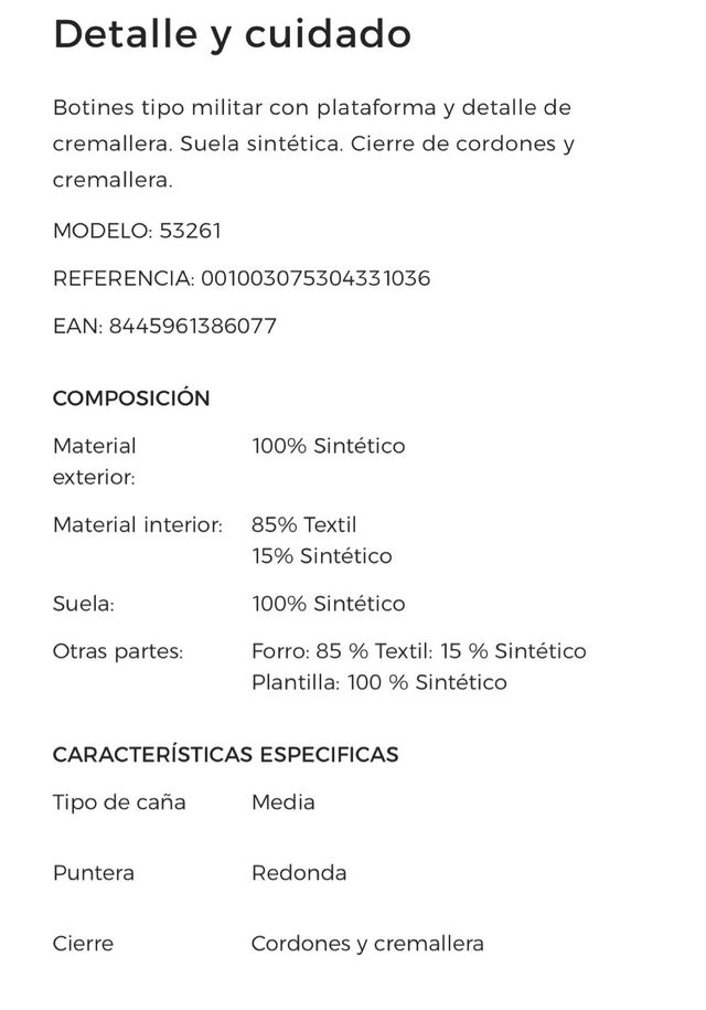 Botines Mustang Negros