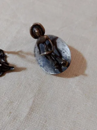 2 sculture in argento 800