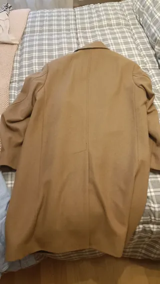 Abrigo Mango Beige Caballero Talla L