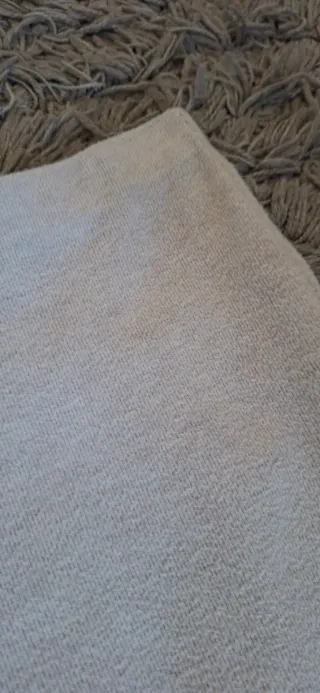 Falda larga Zara blanca