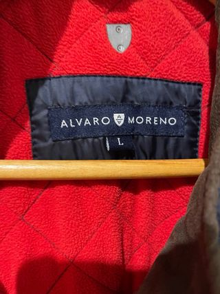 Chaqueta acolchada hombre azul