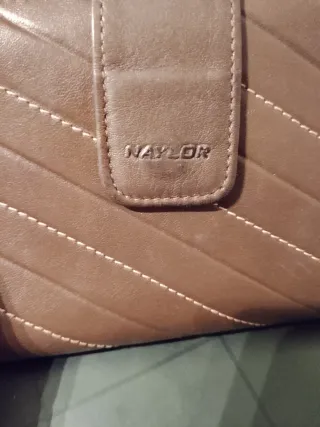 Cartera Naylon Marrón