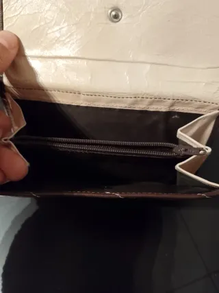 Cartera Naylon Marrón