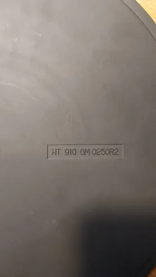 Tappetino in gomma per giradischi ht 910 gm 0250