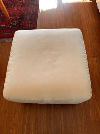 Puff Natuzzi Beige/Blanco Roto