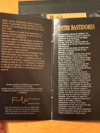 VHS El Padrino 1901-1959 (Versión Épica) + Folleto