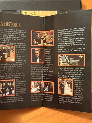 VHS El Padrino 1901-1959 (Versión Épica) + Folleto