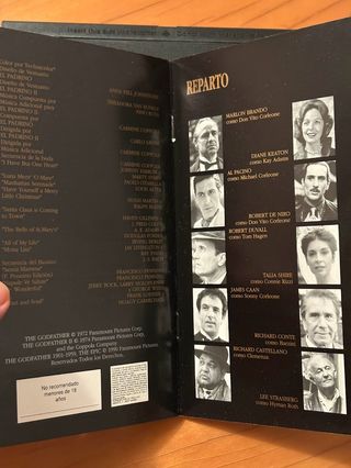 VHS El Padrino 1901-1959 (Versión Épica) + Folleto