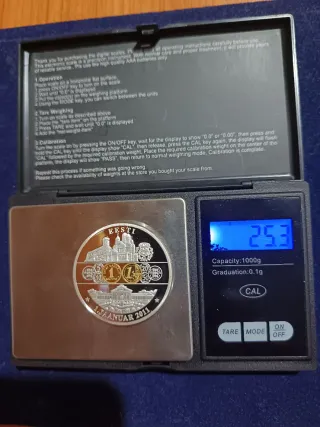 Medaglia Estonia Transizione Euro