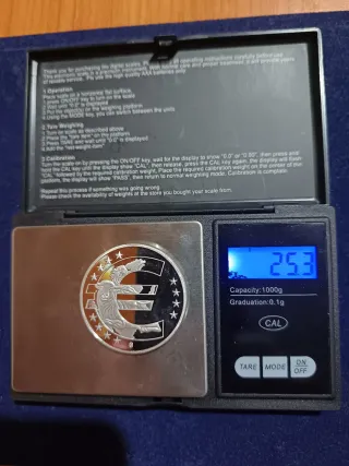 Medaglia Estonia Transizione Euro