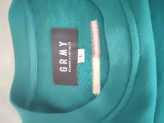 Sudadera Color Block Beige y Verde