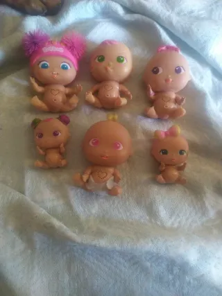 Lote 6 Muñecos Bebé