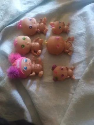 Lote 6 Muñecos Bebé