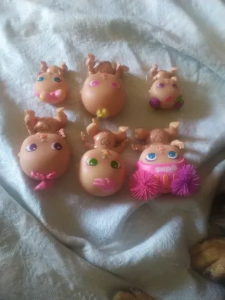 Lote 6 Muñecos Bebé