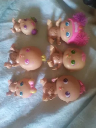 Lote 6 Muñecos Bebé
