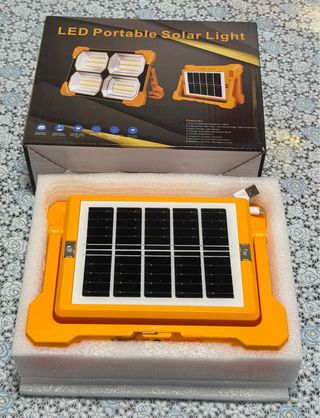 Proyector Focos LED 200W Solar USB Recargable