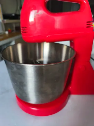 Batidora amasadora roja 7 velocidades