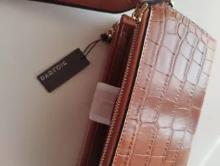 Bolso Parfois Marrón Cocodrilo