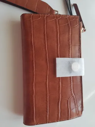 Bolso Parfois Marrón Cocodrilo