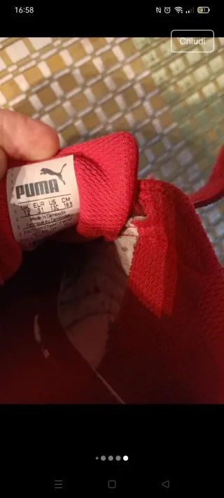 Scarpe Puma N. 31