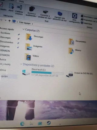 Packard Bell Portátil Negro y Plateado