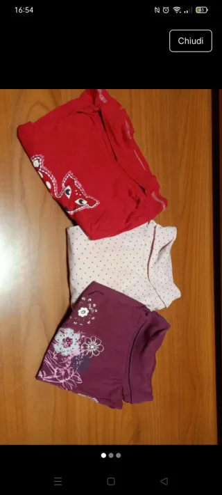 Set 3 magliette 2-3 anni lupilu
