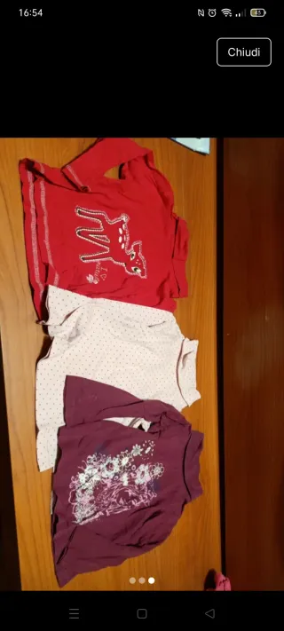 Set 3 magliette 2-3 anni lupilu