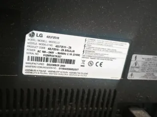 Televisión LG Negra