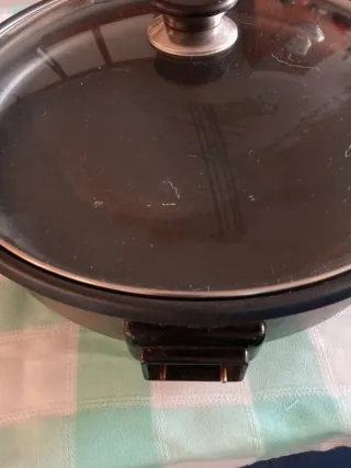 Asadora Eléctrica con Tapa de Cristal