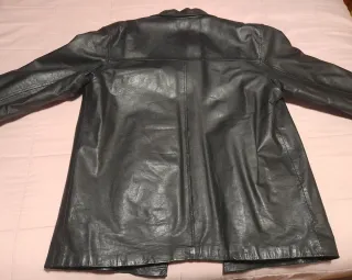 Cazadora de cuero para adulto