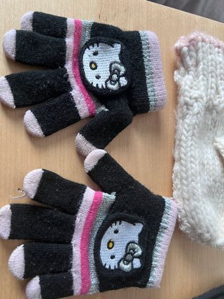 4 Guantes y Calcetines Térmicos, niña 6-9 años