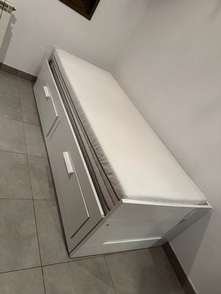 Cama nido Ikea blanca madera