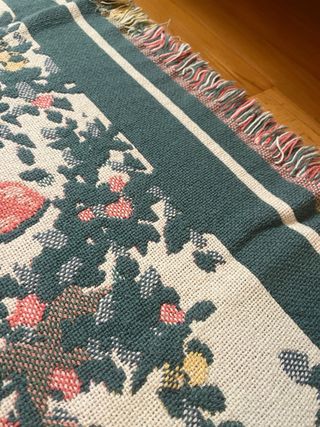 Manta Tapiz Reversible Pájaros 130x160cm