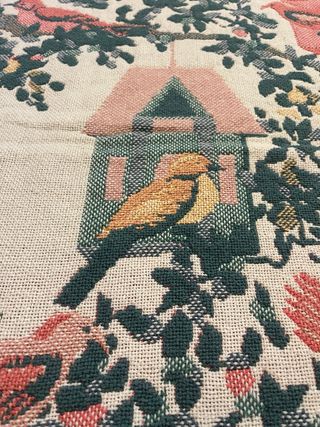 Manta Tapiz Reversible Pájaros 130x160cm