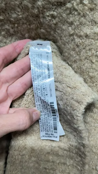 Jersey Zara Mujer Talla L Texturizado