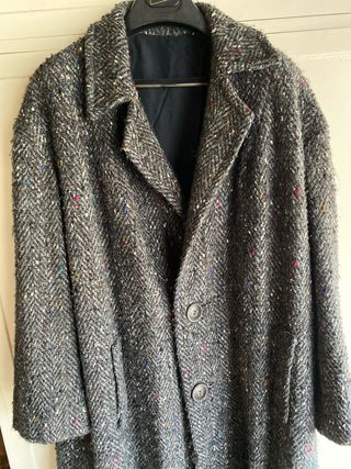 Abrigo Lana Tweed Donegal Talla L