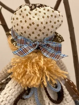 Bambola country "Helen" lavor. uncinetto a mano