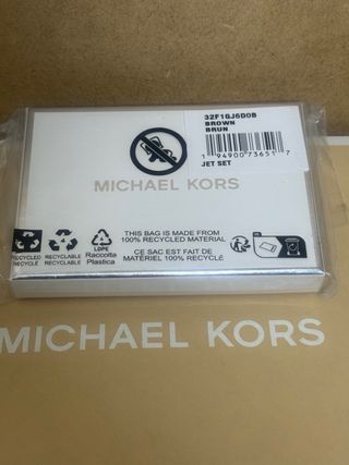 Tarjetero Michael Kors Marrón Logo