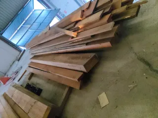 Vigas de madera antiguas