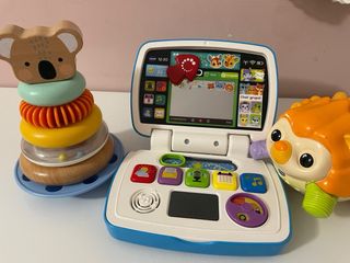 Lote Juguetes Bebé: Koala, Erizo y Portátil