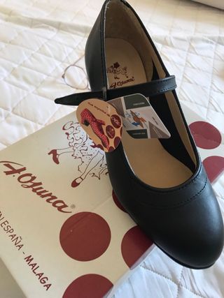 Zapatos Flamenco A.Osuna Negros