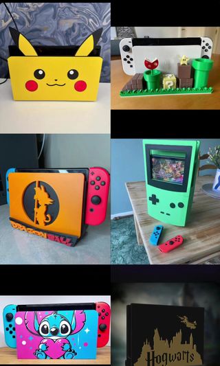 Dock Nintendo Switch Personalizado 3D