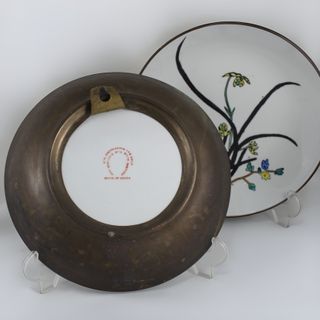 2 Platos Decorativos Cerámica China